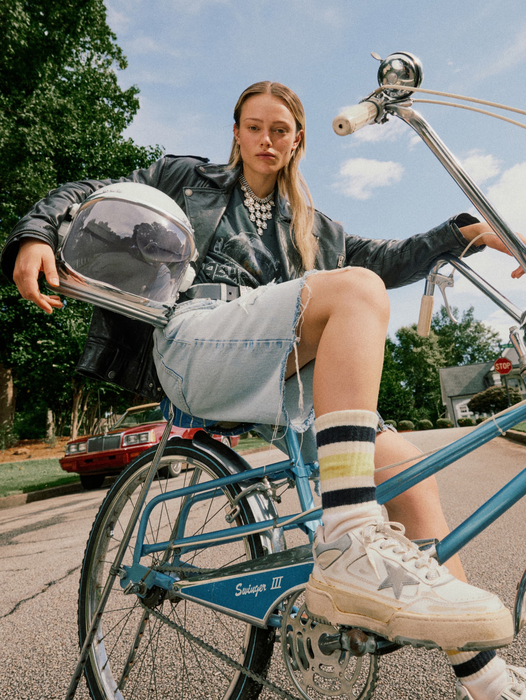 Little girl designer sneakers (410 years) Golden Goose