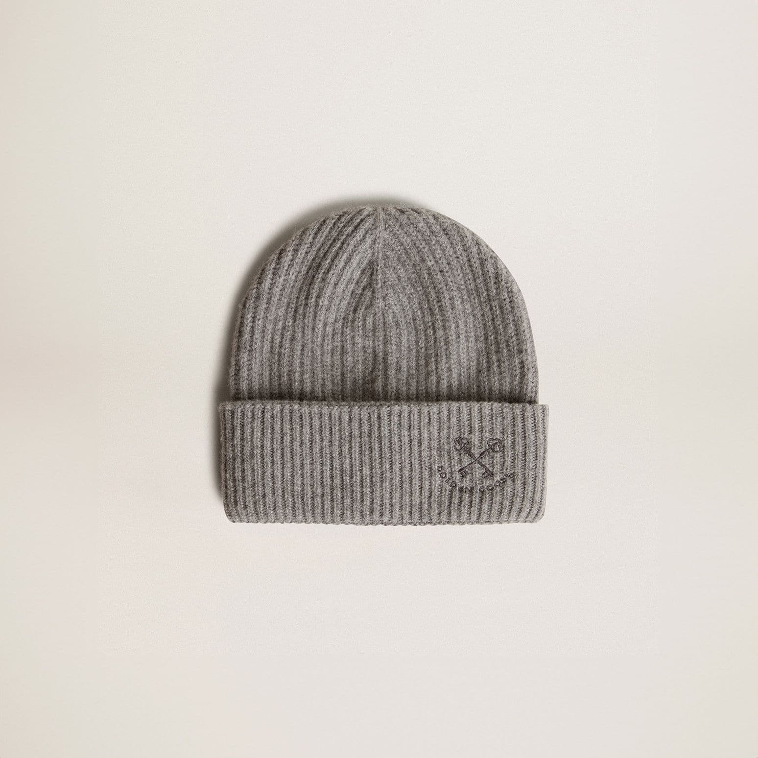 Gray-ribbed-wool-beanie