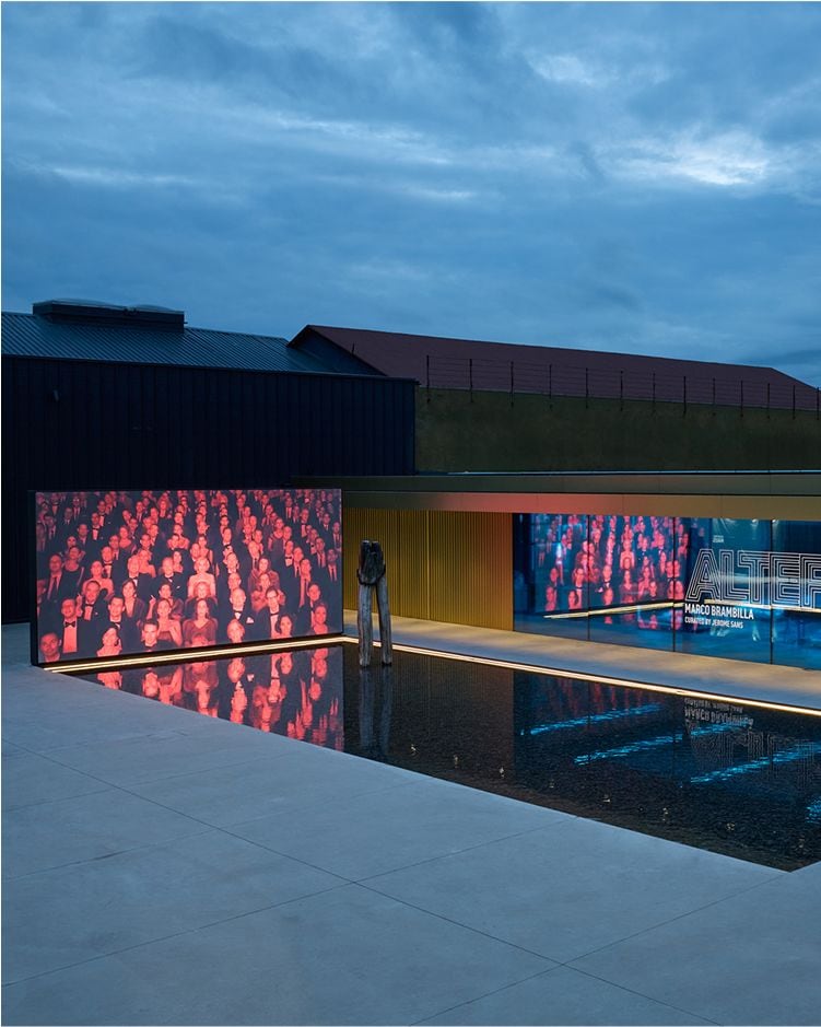 entrance-to-the-haus-complex-where-marco-brambilla-s-exhibition-was-held