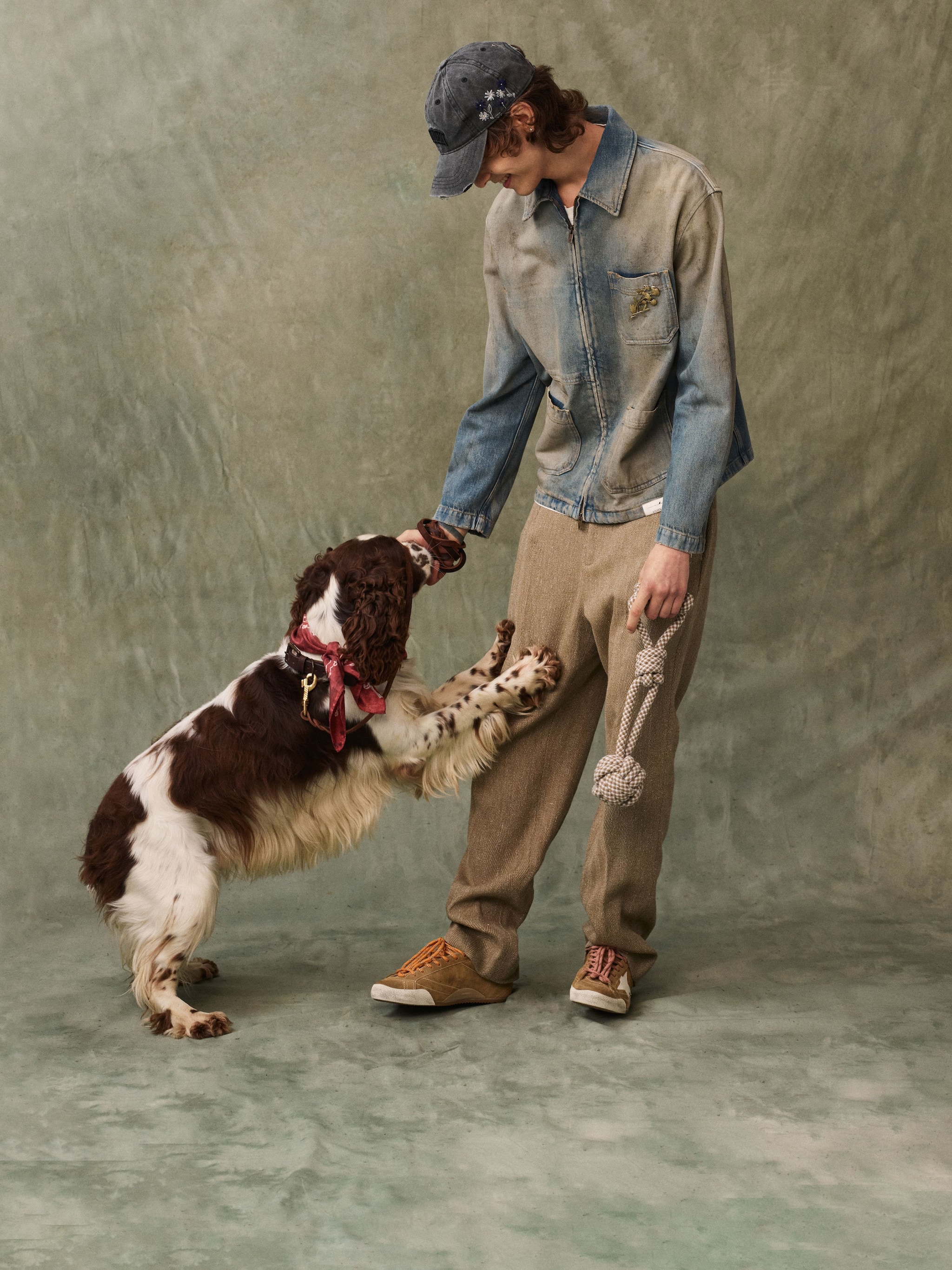 male-model-with-a-dog