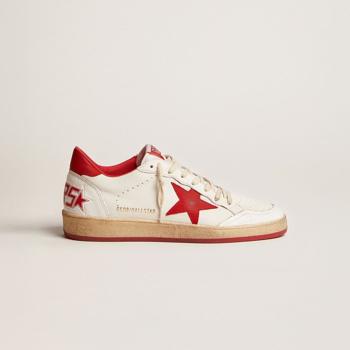 Men's-red-and-white-ball-star-sneakers