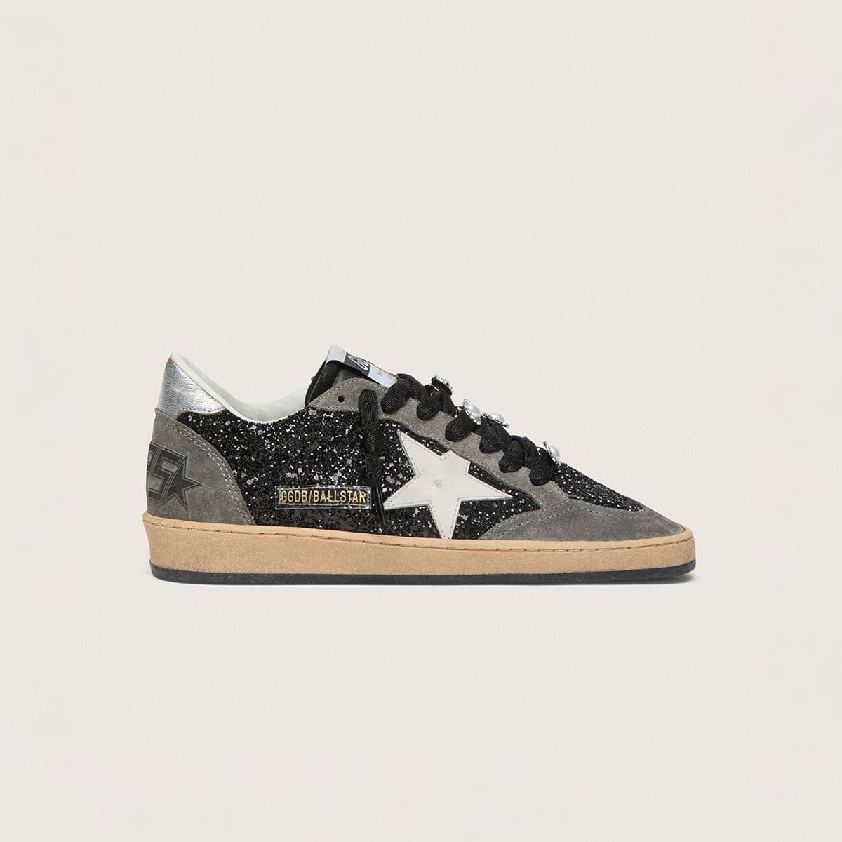 Women’s-black-glitter-Ball-Star