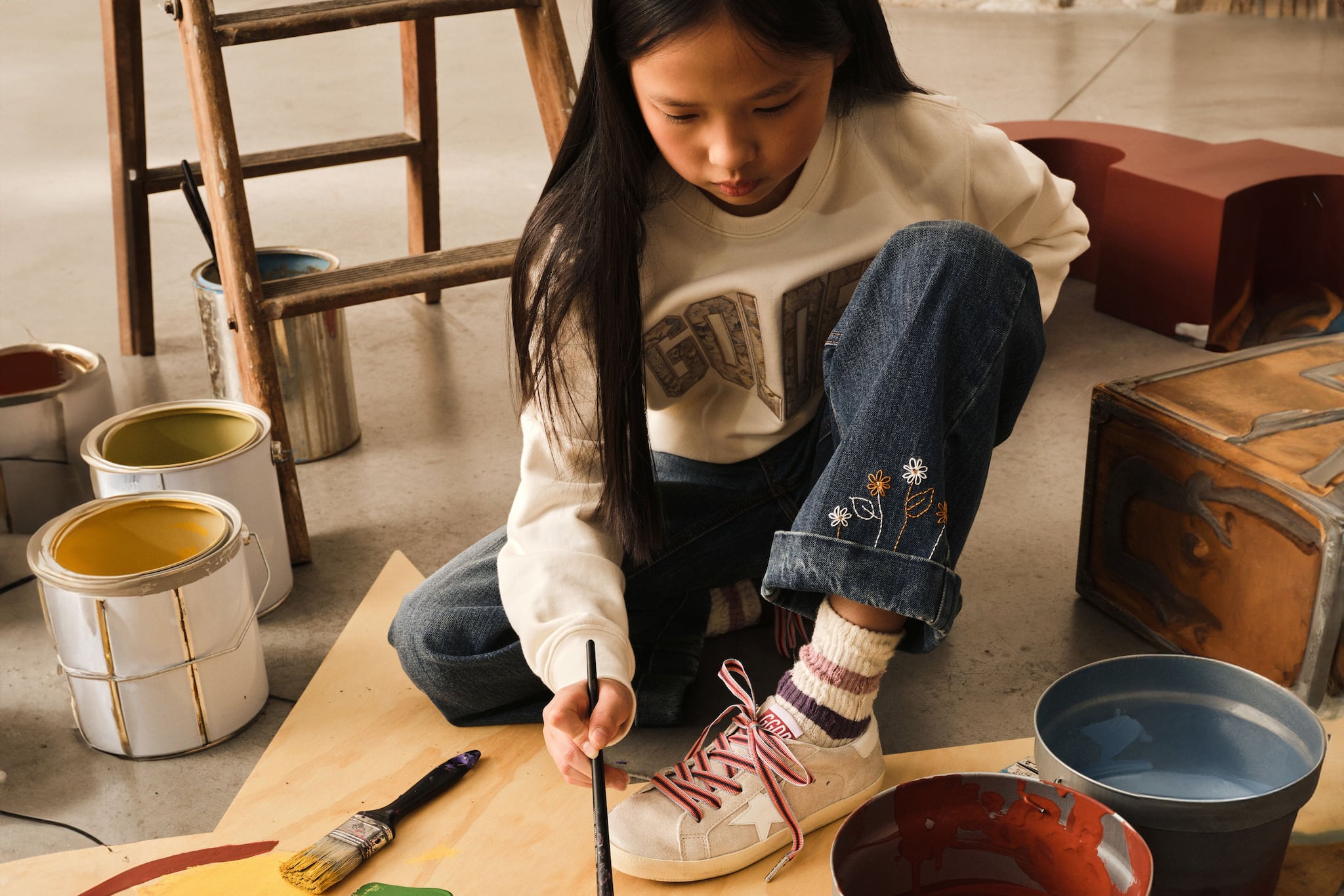 Little girl designer sneakers (4-10 years) | Golden Goose