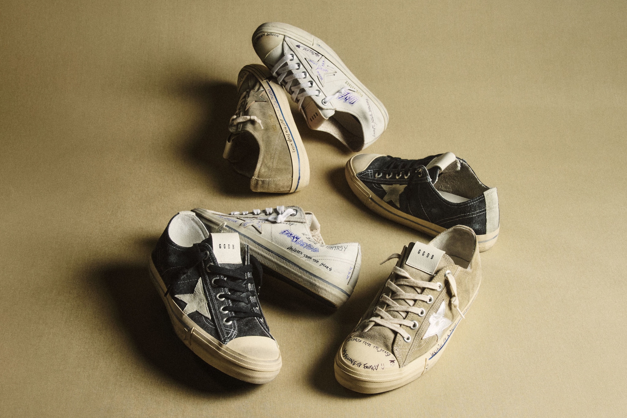 メンズ V-Star フラットスニーカー | Golden Goose