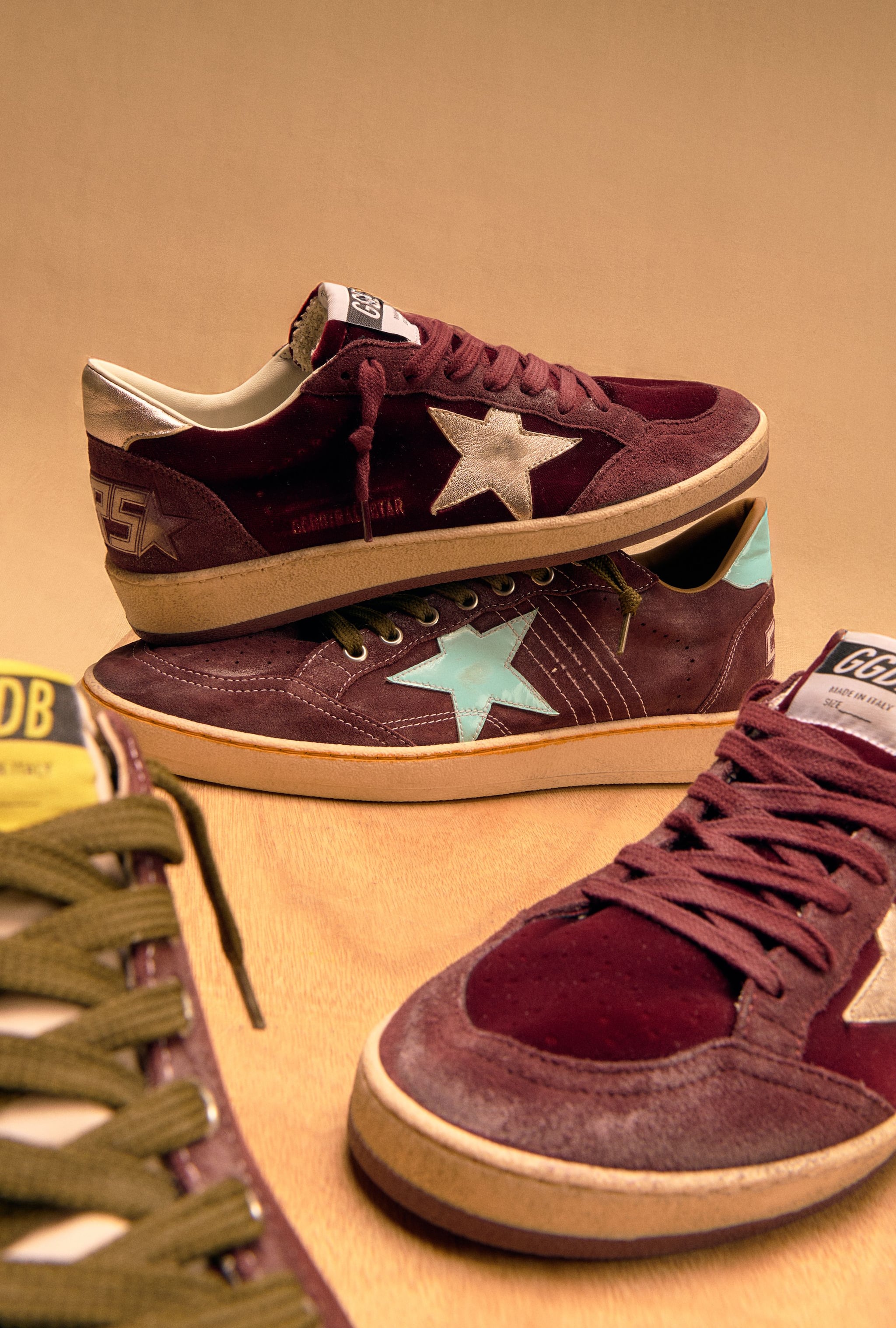 bordeaux-suede-ball-star-with-light-blue-star-and-heel