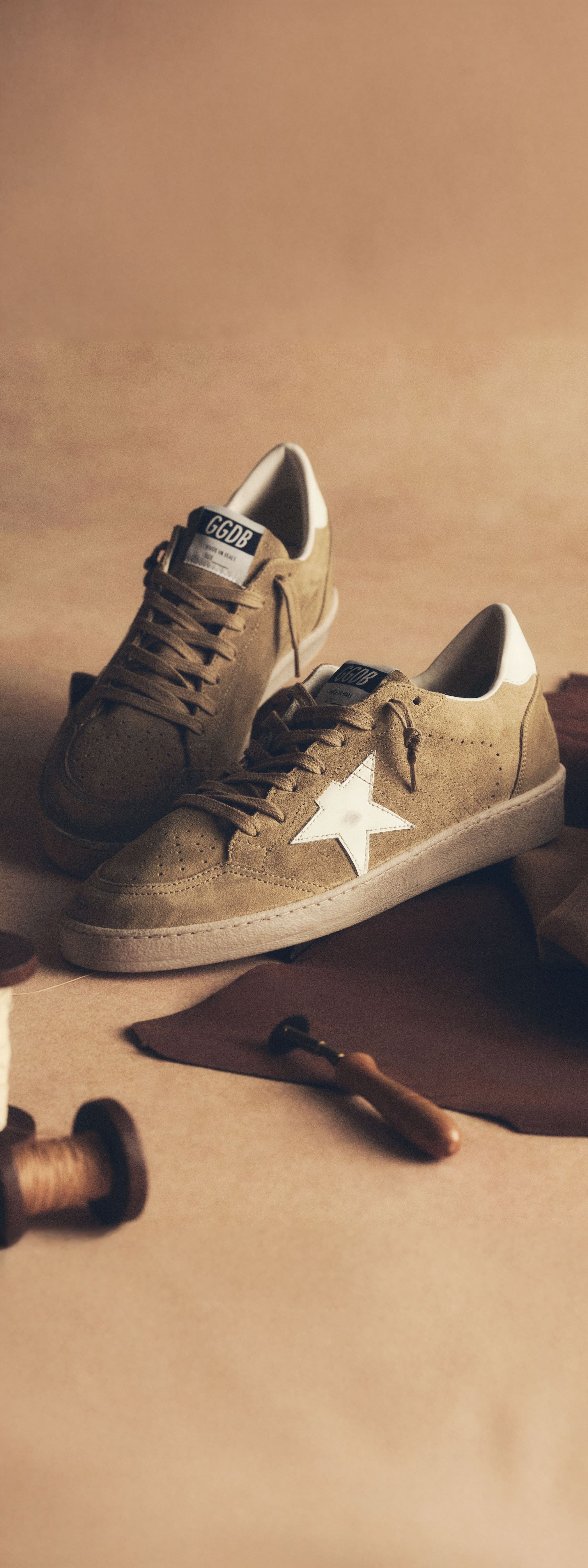 beige-suede-sneakers-top-view
