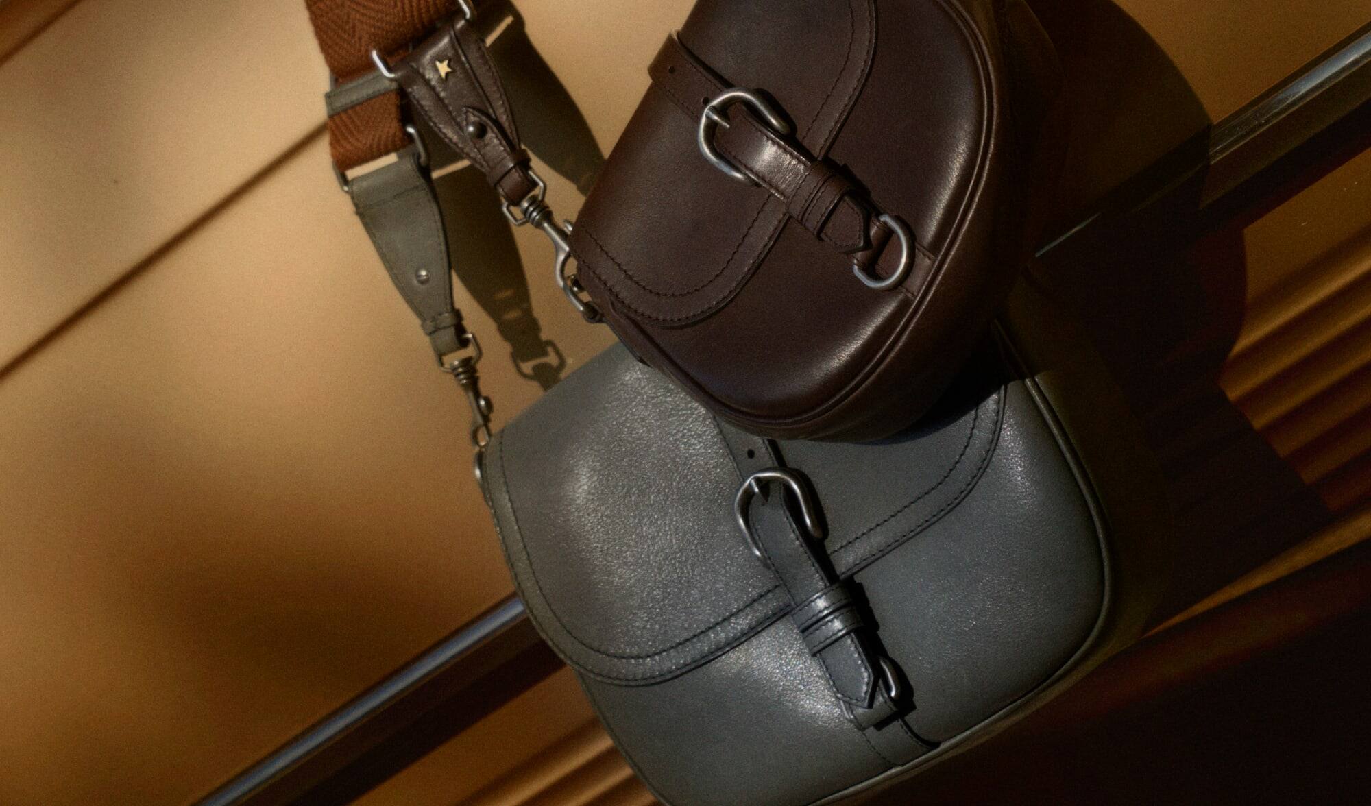 Saddle Leather Golf Bags - Real Leather Studio