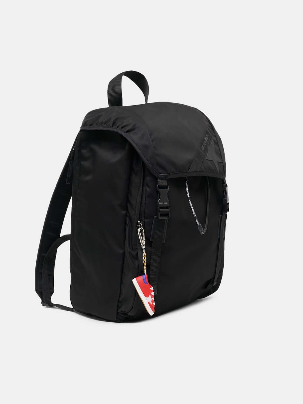 Golden Goose - Black nylon Journey backpack in 