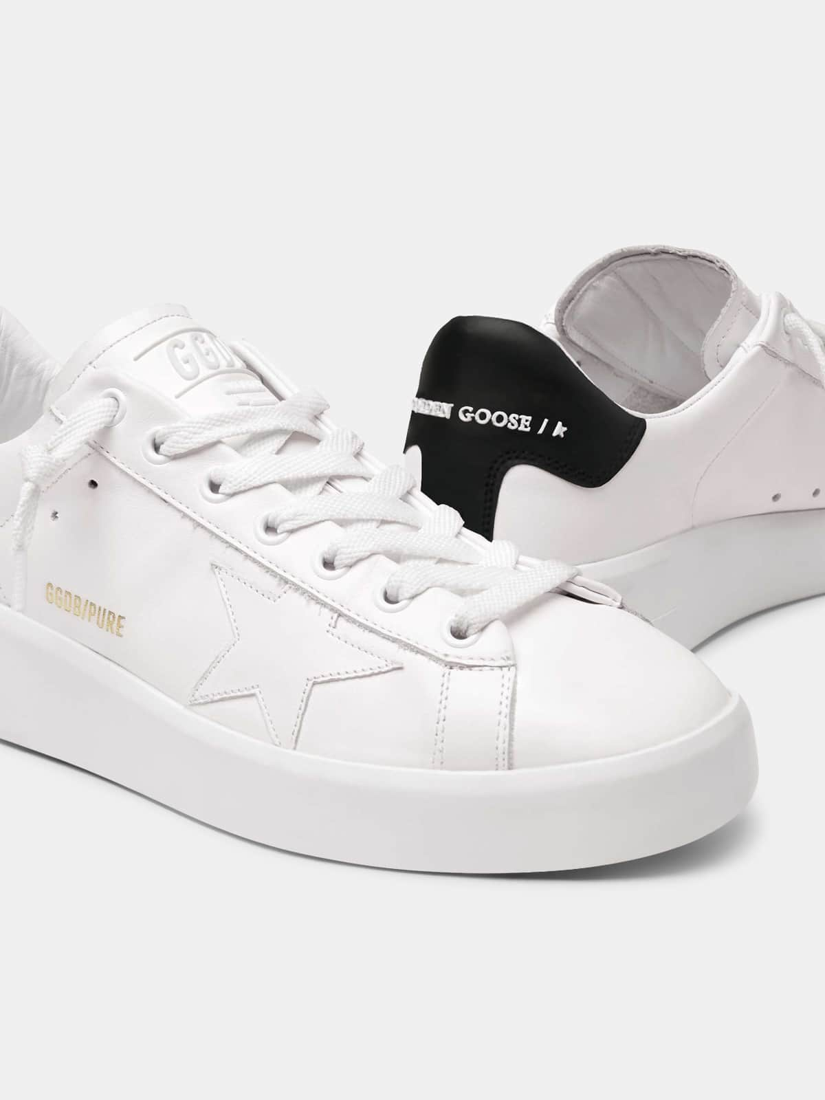 Golden Goose - Sneakers PURESTAR mit schwarzem Knöchelrand in 