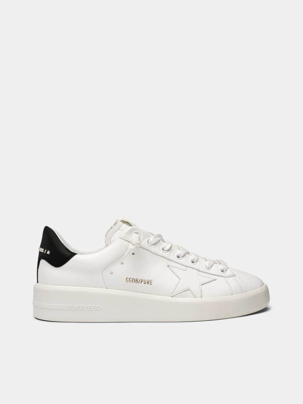 Golden Goose - Sneakers PURESTAR talloncino nero in 