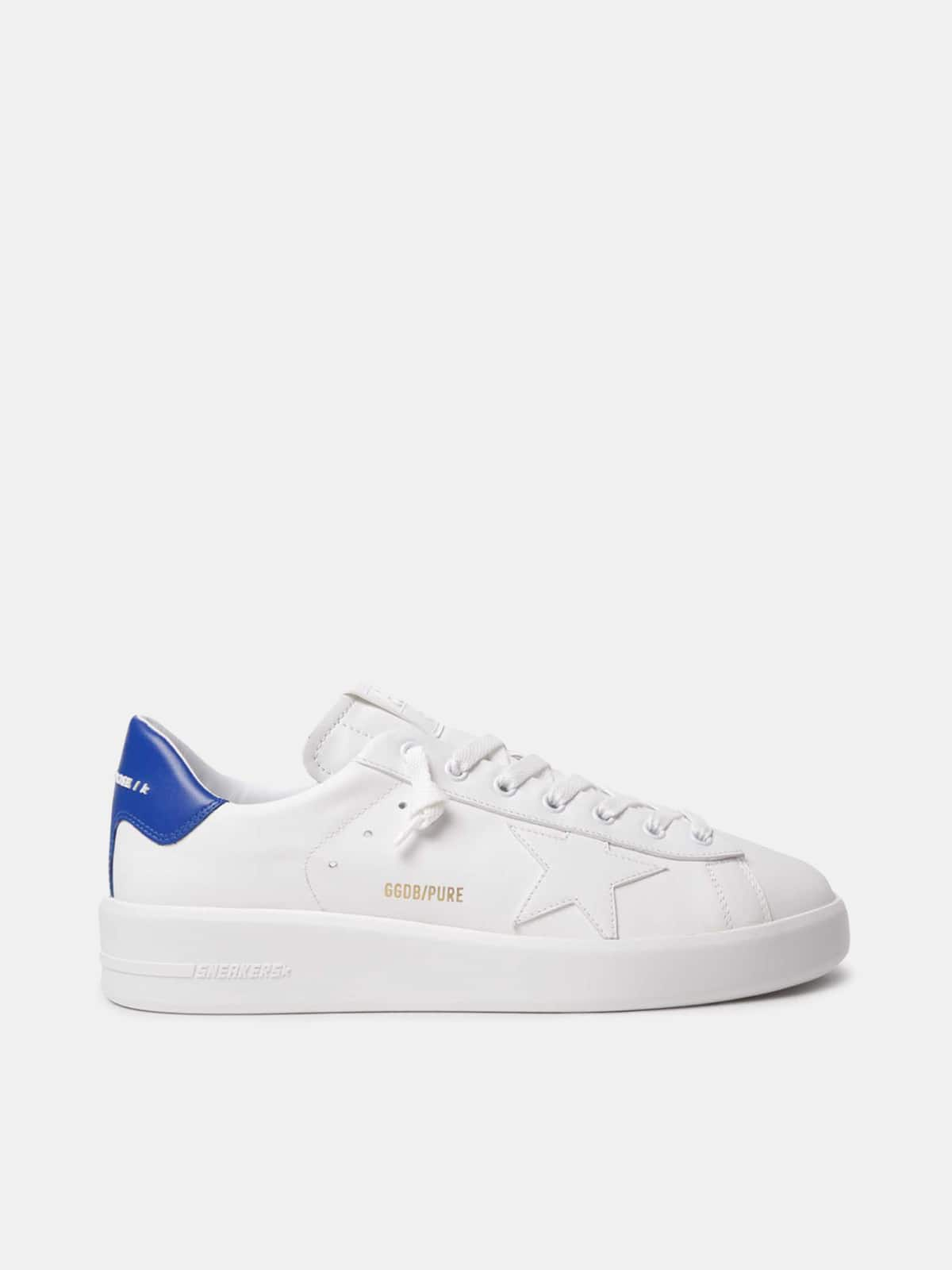 Golden Goose - Sneakers PURESTAR mit blauem Knöchelrand in 