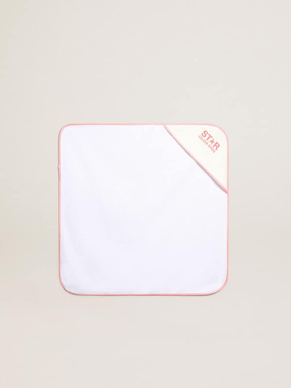 Golden Goose - Conjunto regalo de baño color blanco con decoración y logo rosa in 