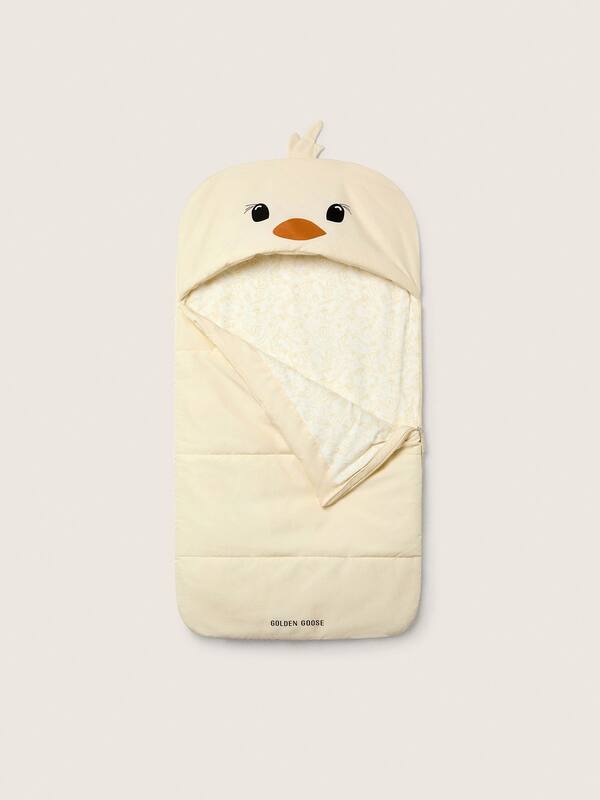 Golden Goose - Journey Baby chick-shaped sleeping bag in padded nylon in 