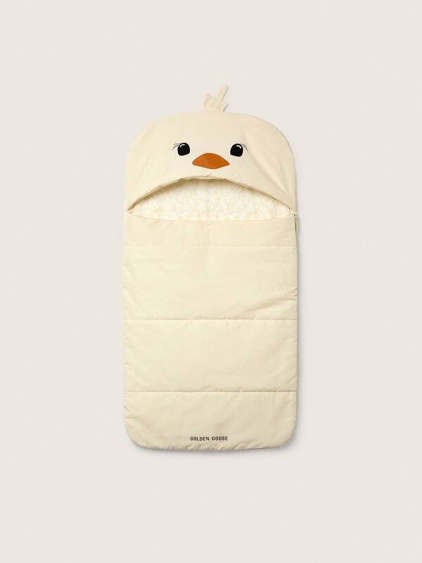 Golden Goose - Journey Baby chick-shaped sleeping bag in padded nylon in 