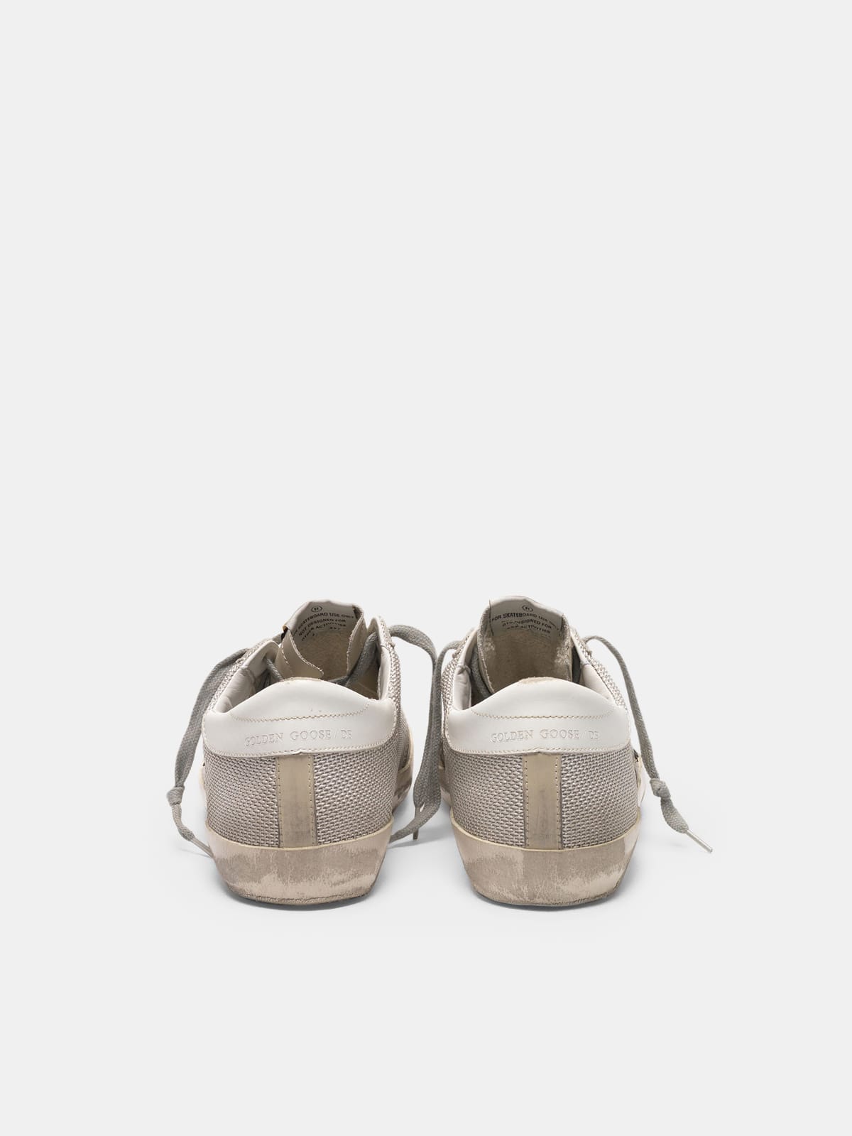 Golden Goose - Super-Star sneakers in leather with mesh insert in 