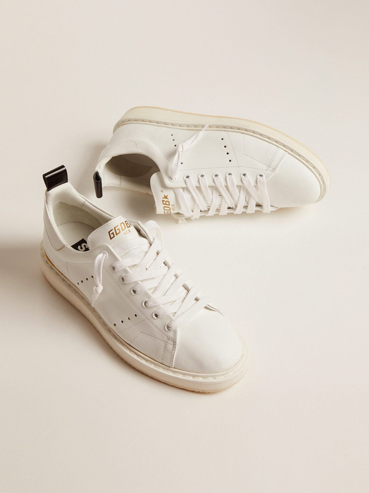 Golden Goose - Starter sneakers in total white leather in 