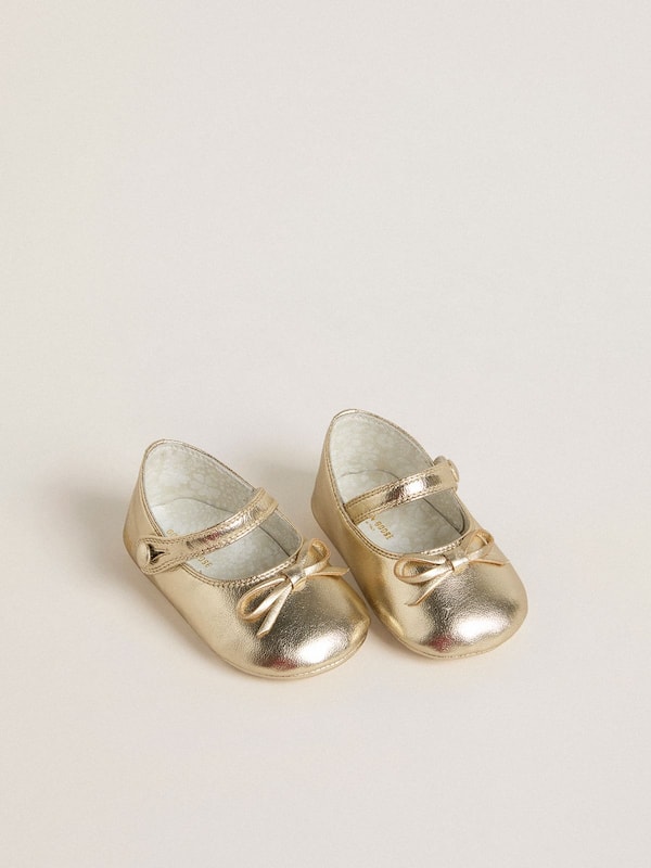 Golden Goose - Sofi Baby ballet flats in gold metallic leather in 