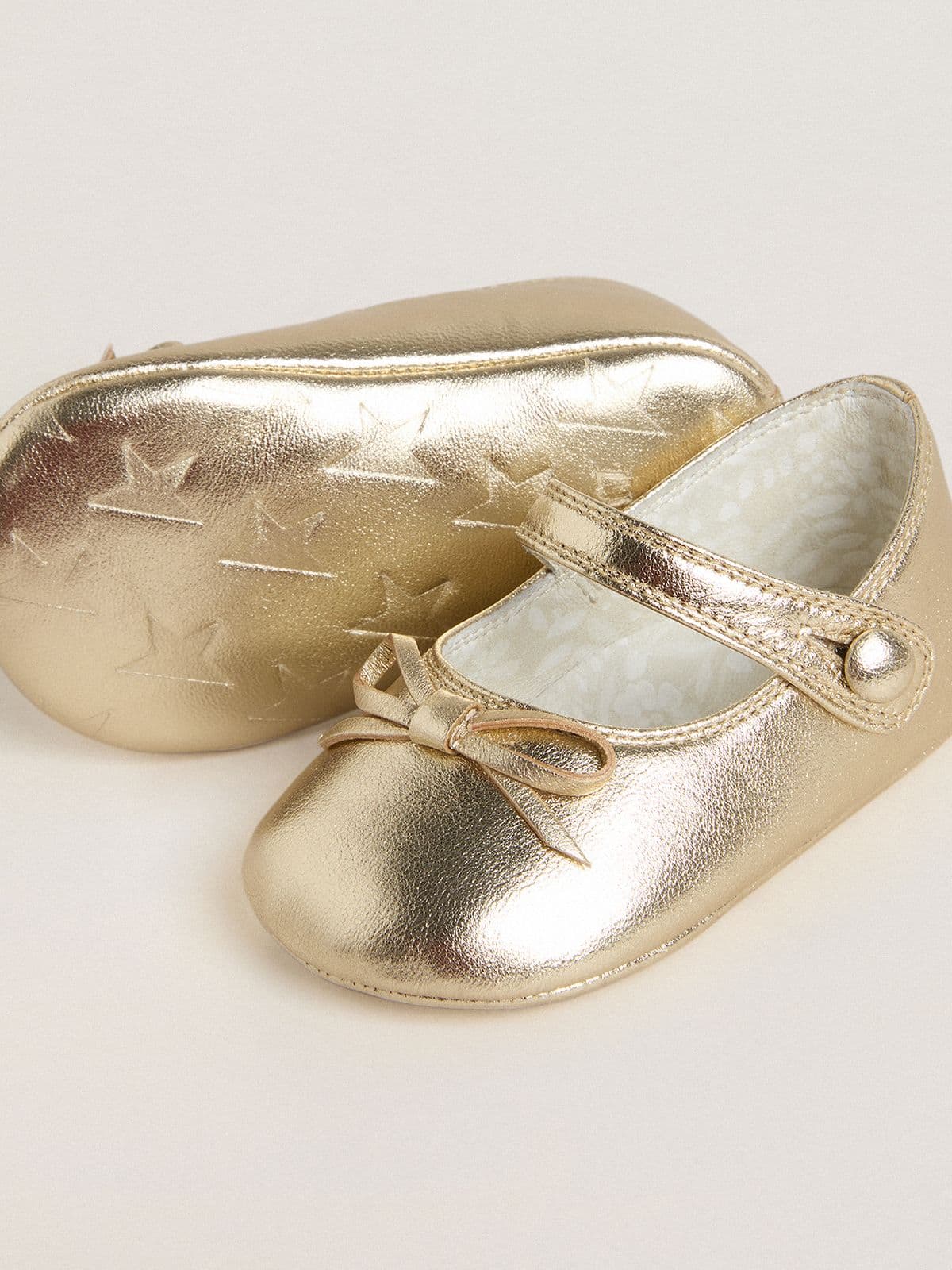 Golden Goose - Sofi Baby ballet flats in gold leather in 