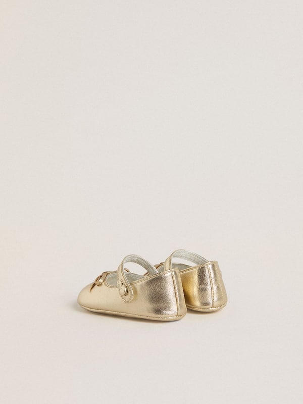 Golden Goose - Sofi Baby ballet flats in gold metallic leather in 