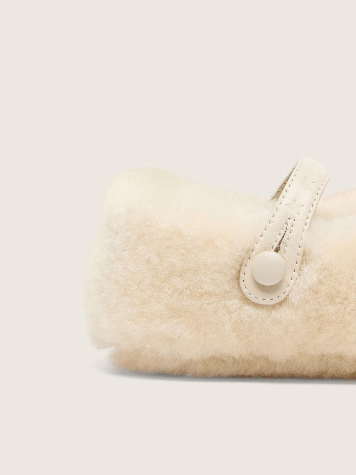 Golden Goose Baby Ballerina Sofi aus Shearling Babys white kids