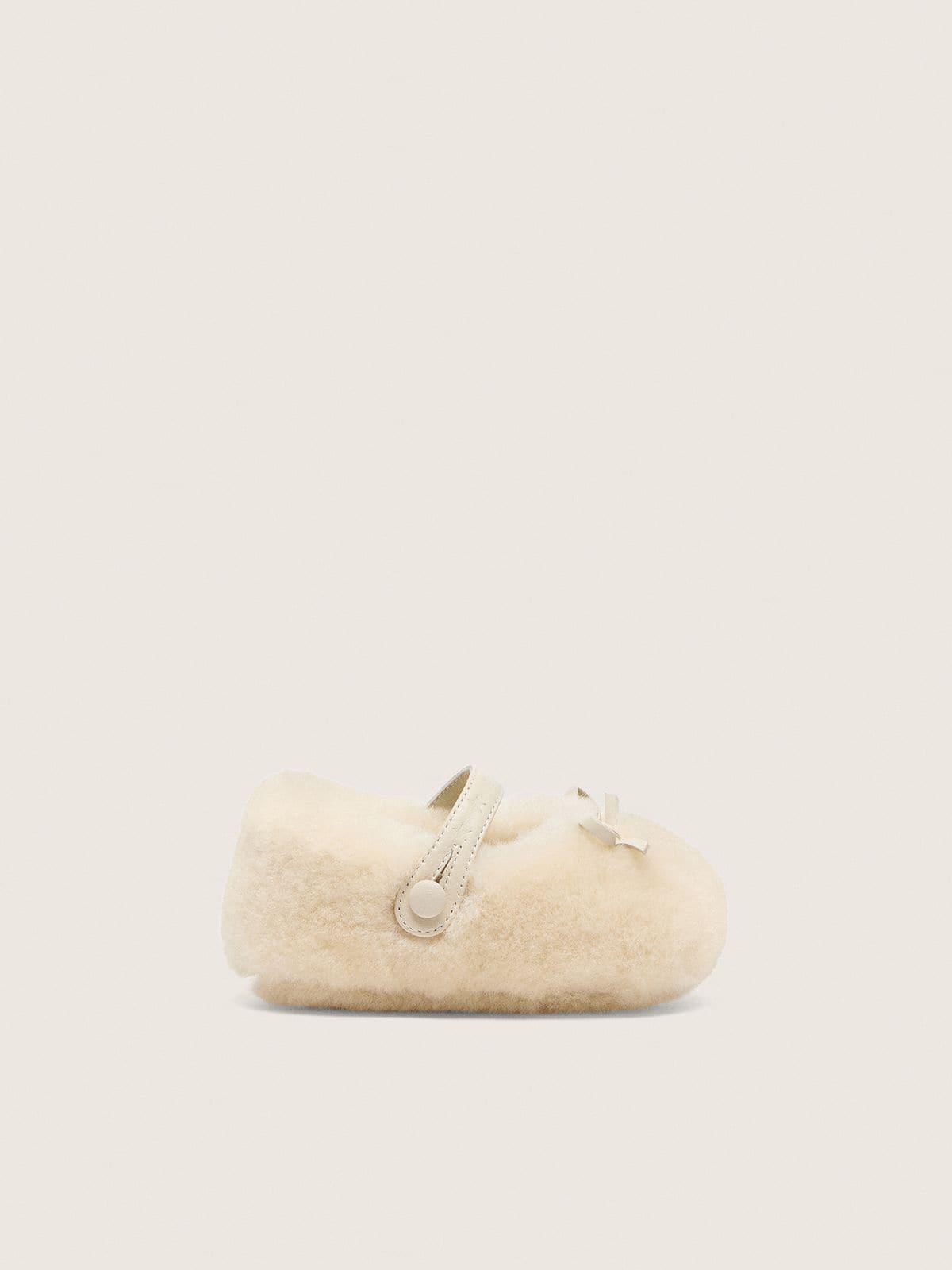 Golden Goose Baby Ballerina Sofi aus Shearling Babys white kids