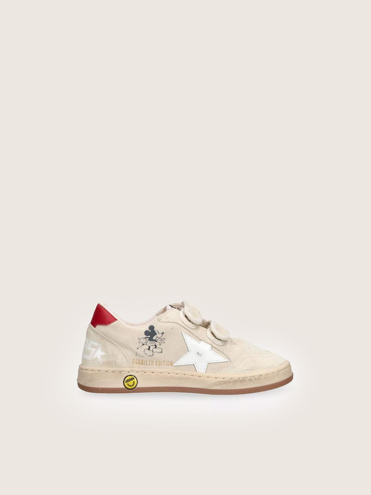 Golden Goose - Disney | Golden Goose Ball Star bambini in suede grigio con stella bianca in 
