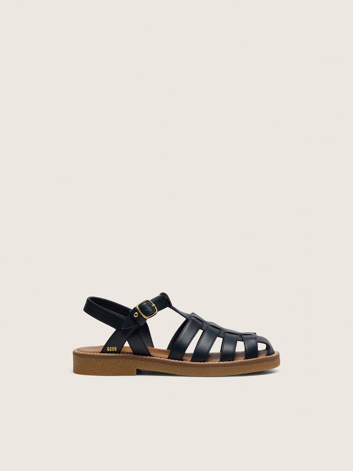 Golden Goose - Junior Maxime sandals in navy-blue leather in 