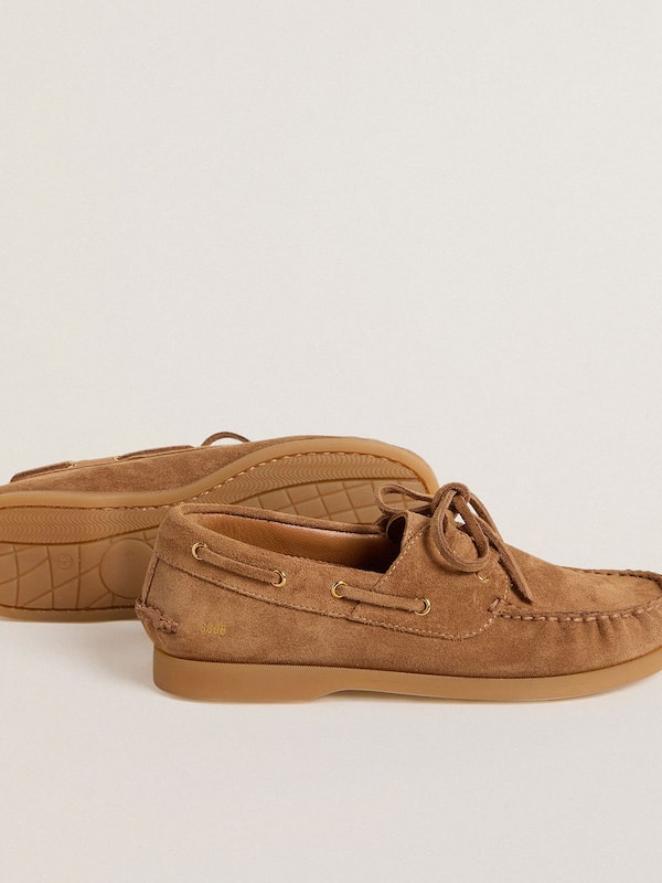 Golden Goose - Junior Cruise loafer in light brown suede in 