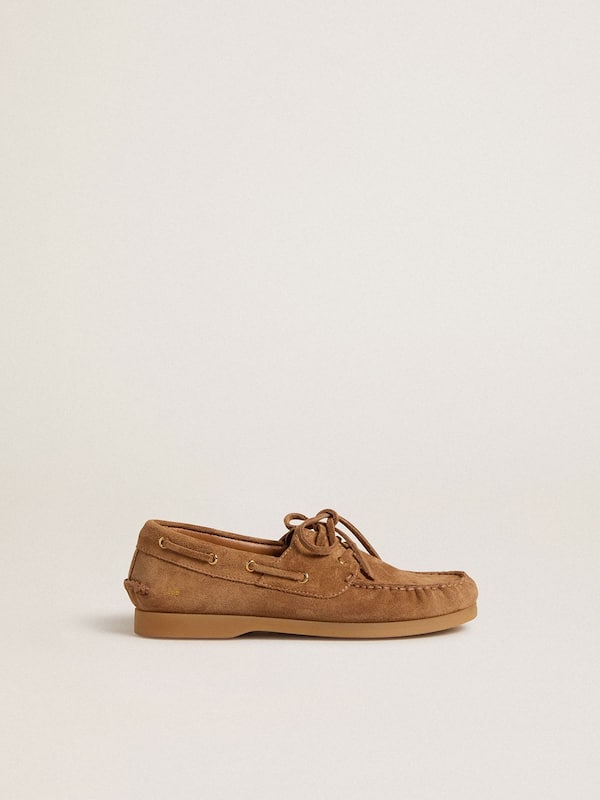 Golden Goose - Junior Cruise loafer in light brown suede in 