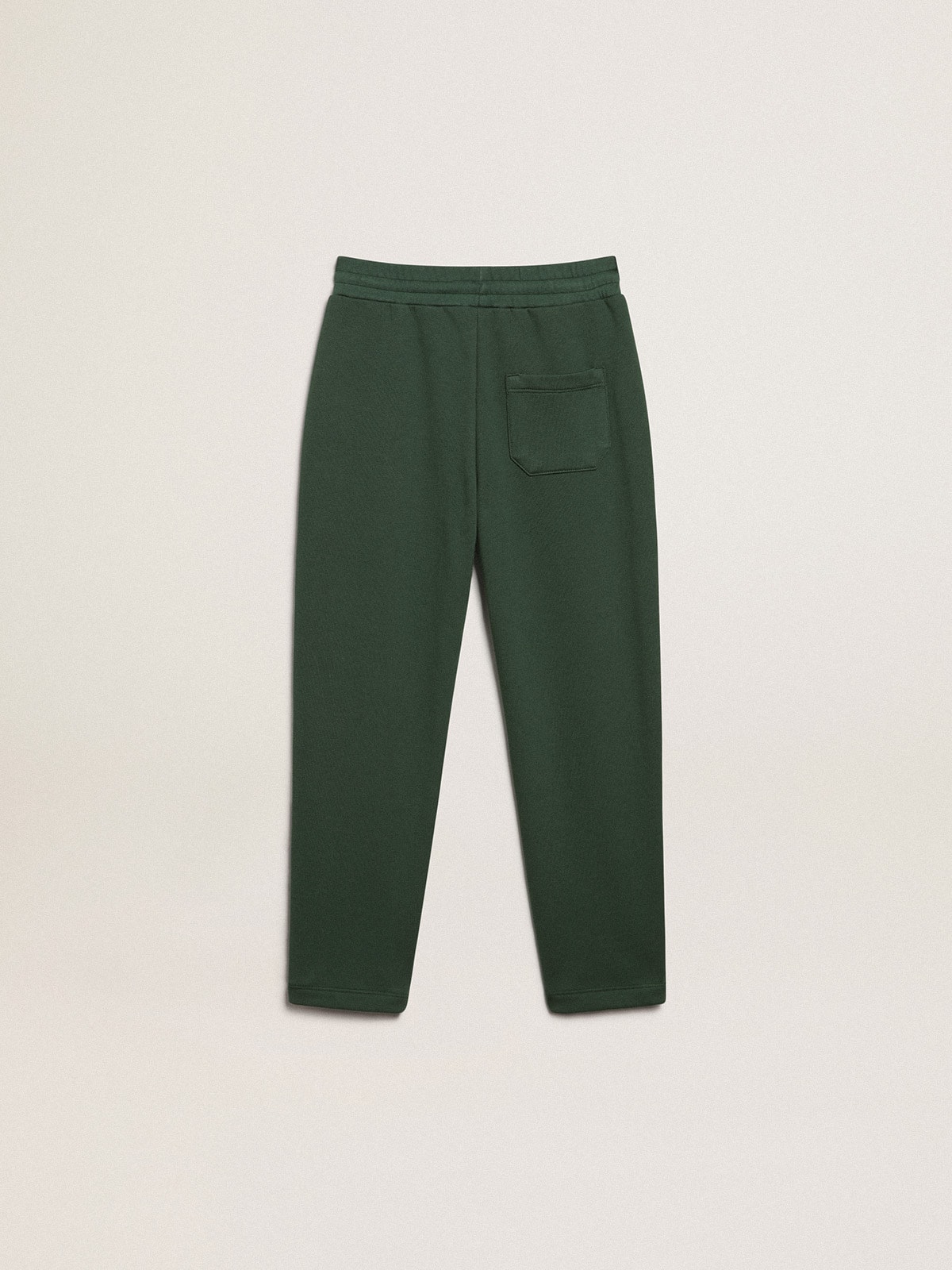 Golden Goose - Bright green joggers with contrasting stars in 