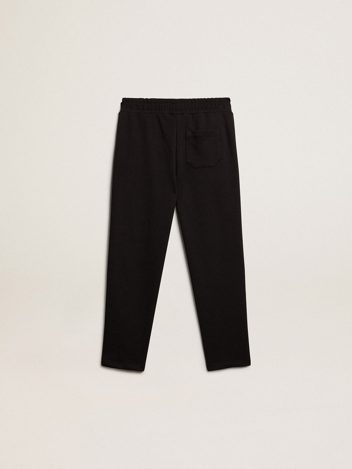 Golden Goose - Pantalon de jogging noir garçon avec étoiles blanches  in 