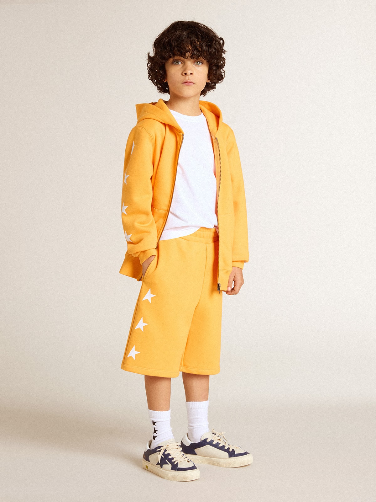 ショートパンツ（マスタードイエロー） ボーイズ