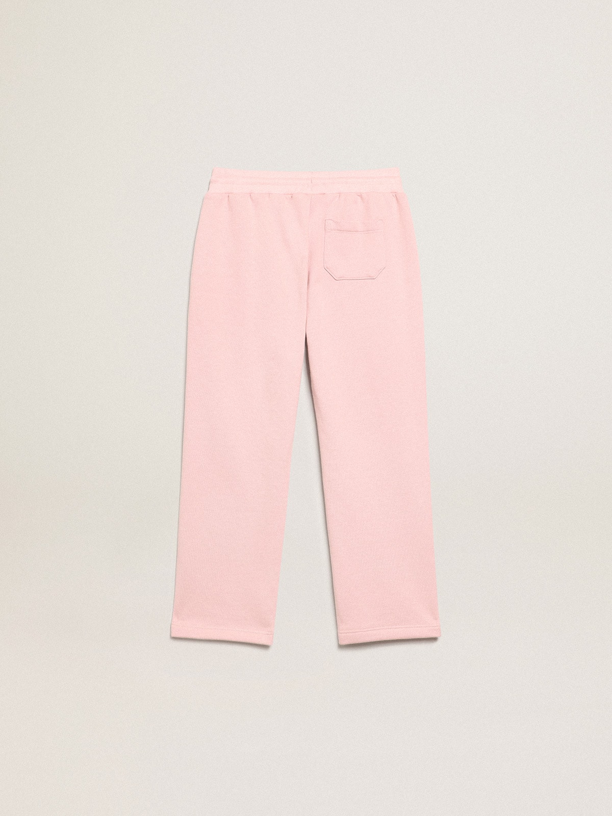 Golden Goose - Pink joggers with glitter star on the front in 