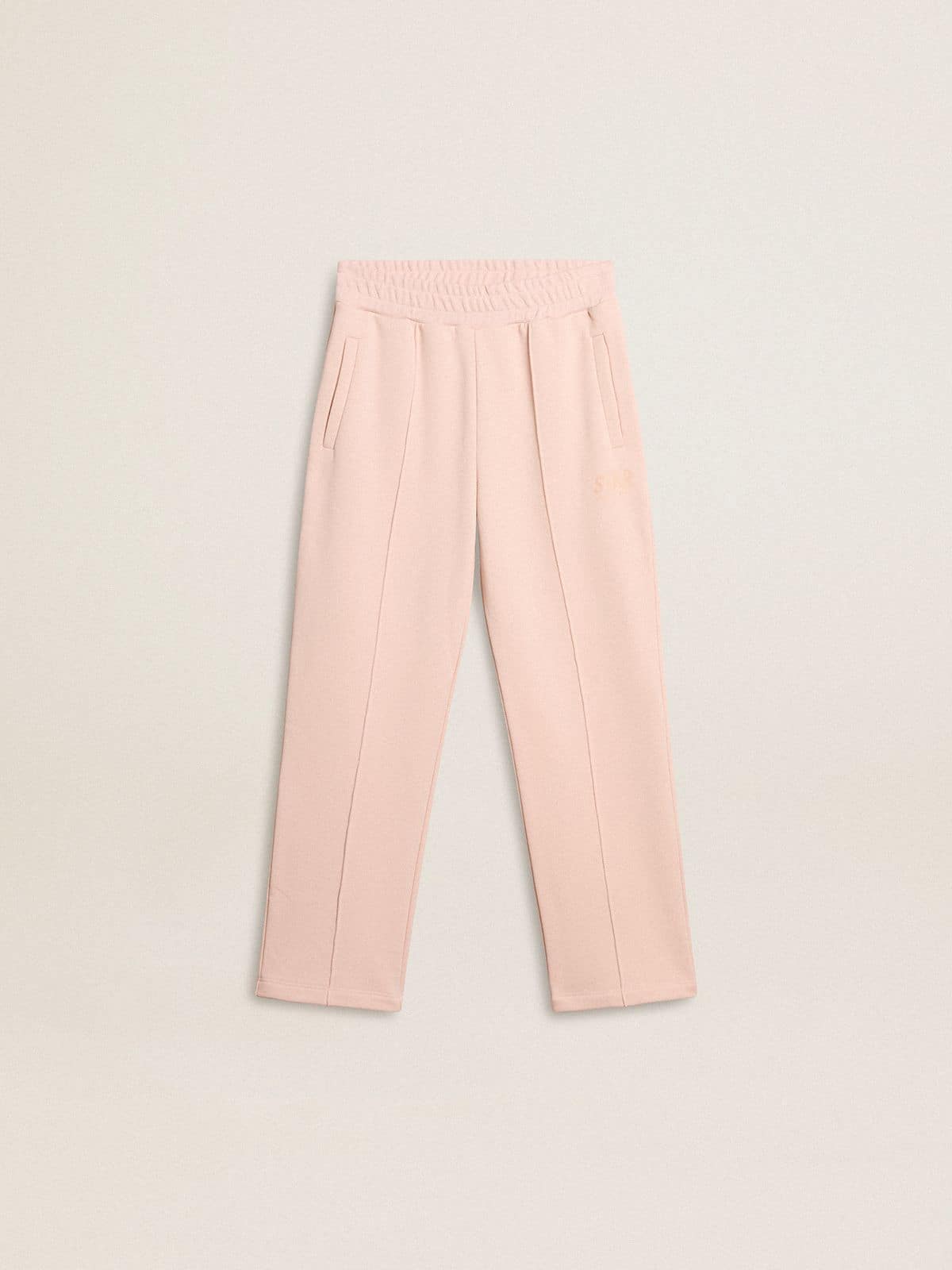 Golden Goose - Girls’ pink joggers with print  in 