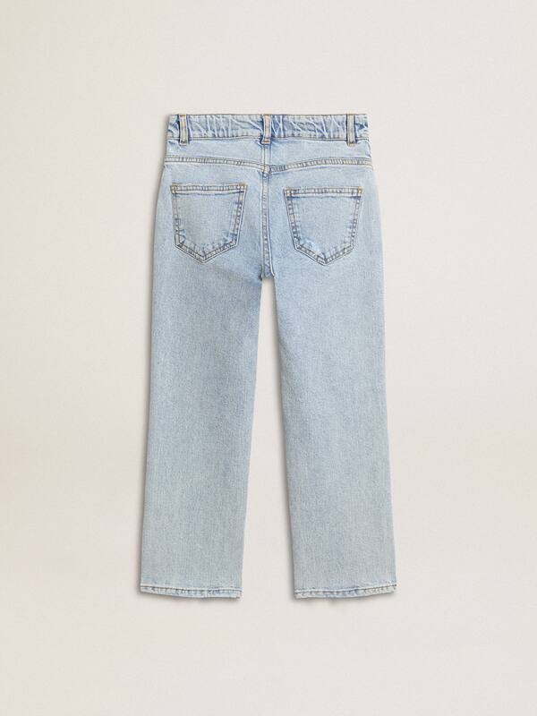 Golden Goose - Boys' light denim jeans in 