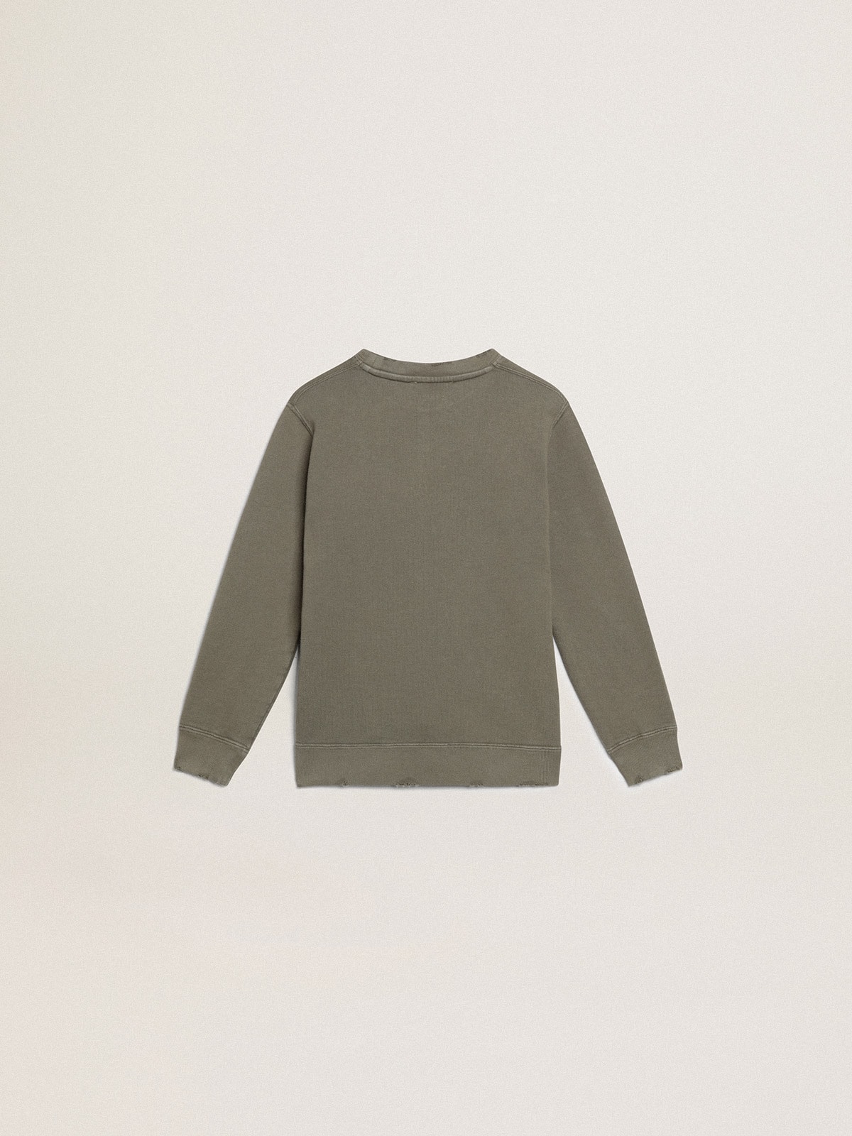 Olive color sweatshirt best sale