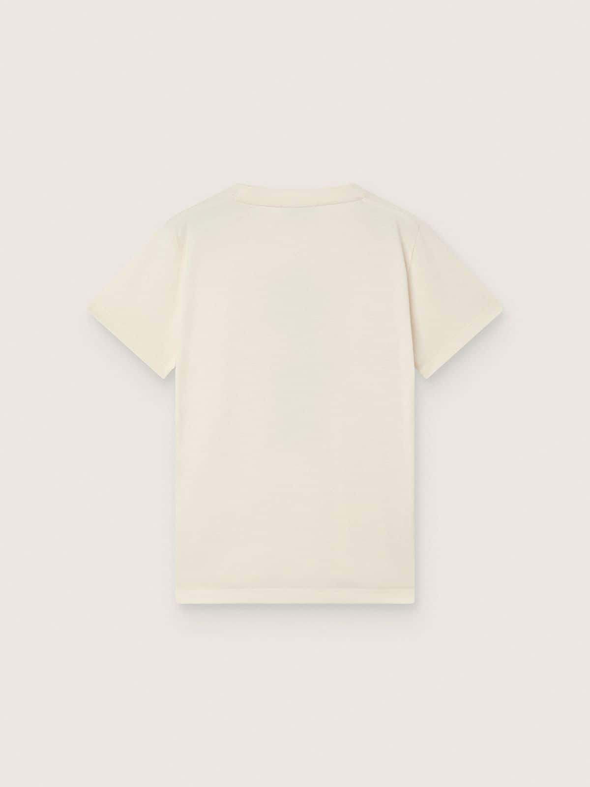 Golden Goose - Jungen-T-Shirt Journey aus weißem Baumwolljersey mit Maskottchen-Digitaldruck in 