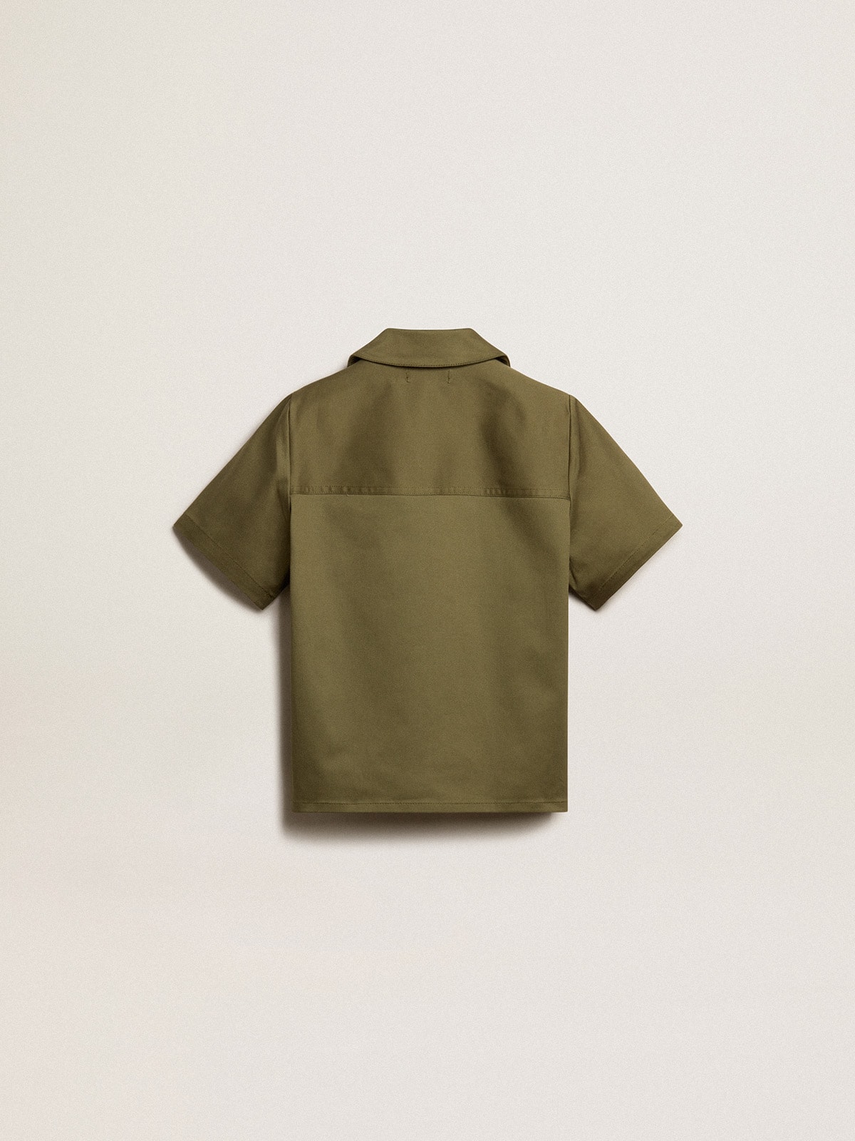 Golden Goose - Boys’ military-green shirt in 