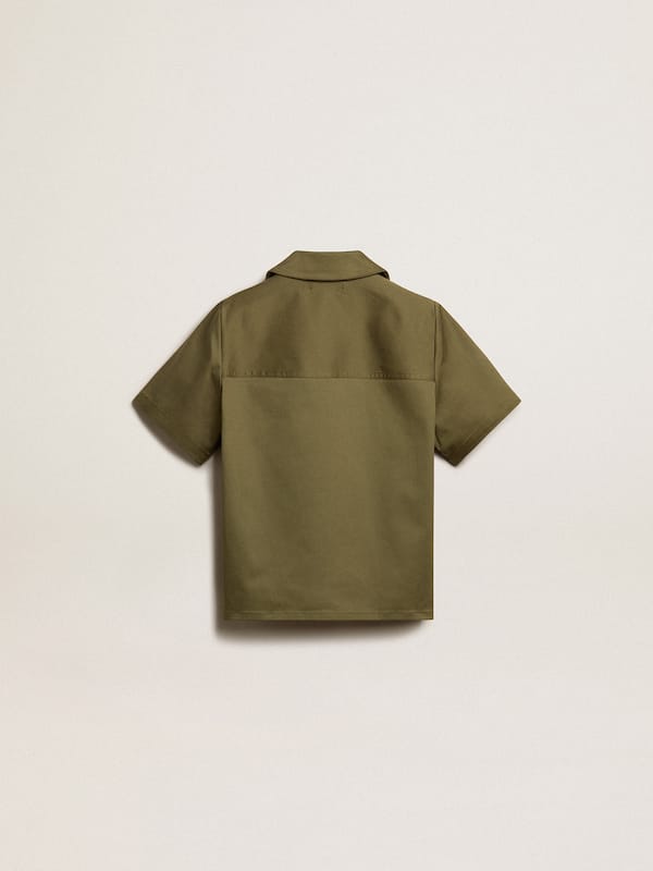 Golden Goose - Boys’ military-green shirt in 