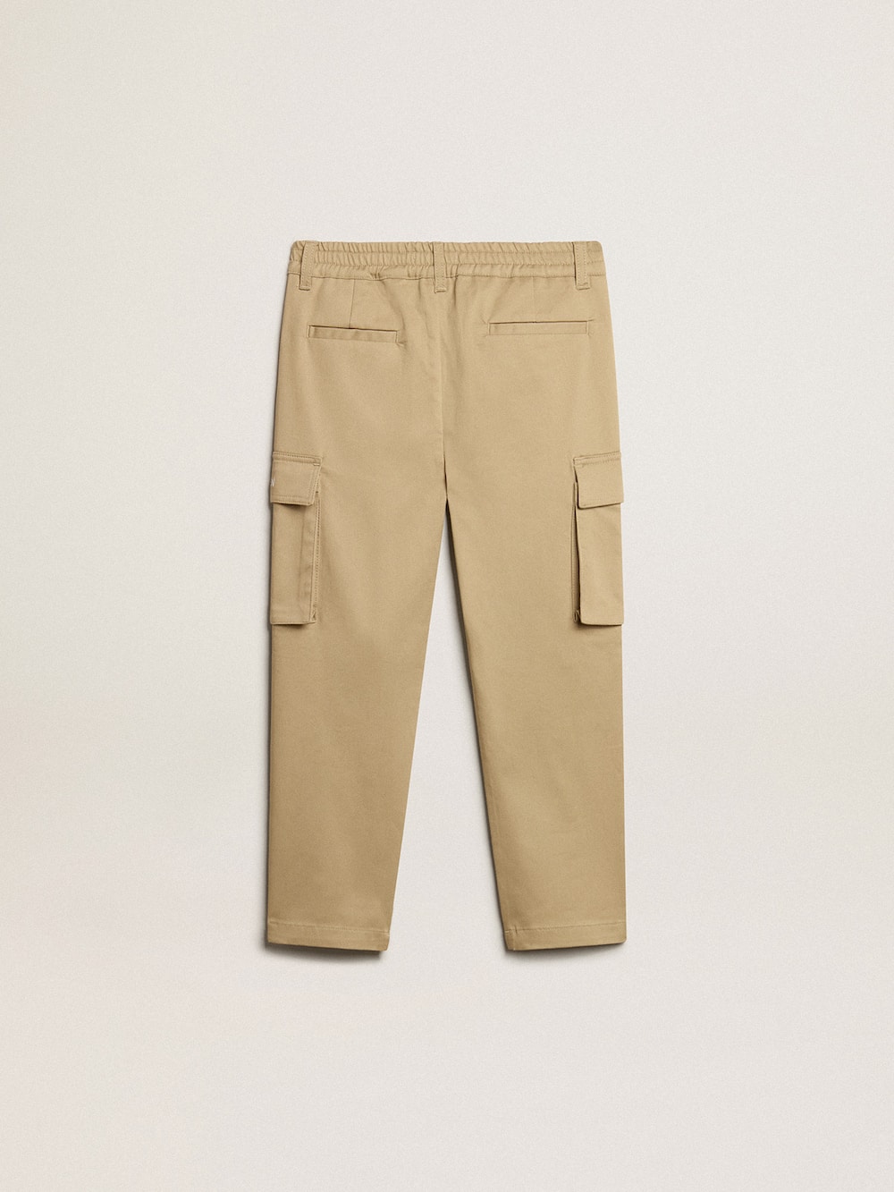 Golden Goose - Pantalon cargo garçon couleur sable in 