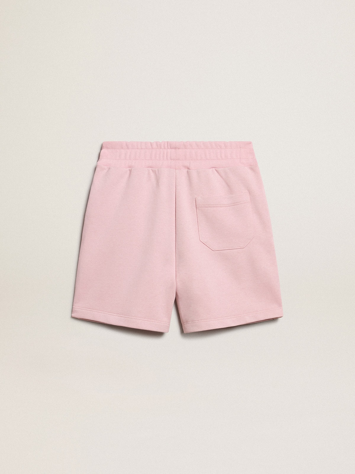 Golden Goose - Short infantil feminino rosa com estrela branca in 