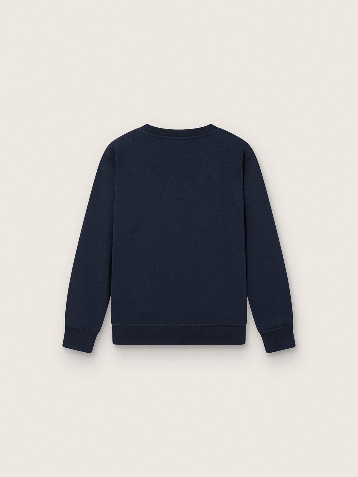 Golden Goose - Journey crew neck sweatshirt for boys in navy blue cotton with mascot print in 