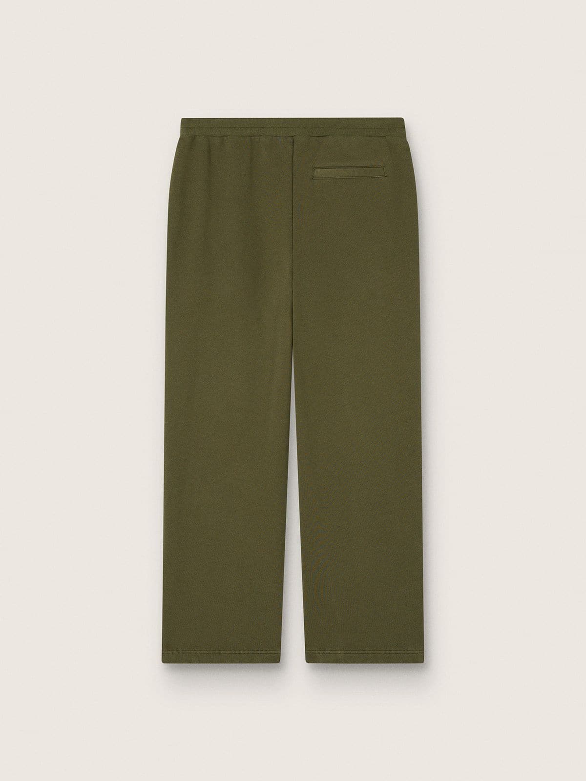 Golden Goose - Pantal&oacute;n jogger infantil de algod&oacute;n verde oliva con logotipo in 