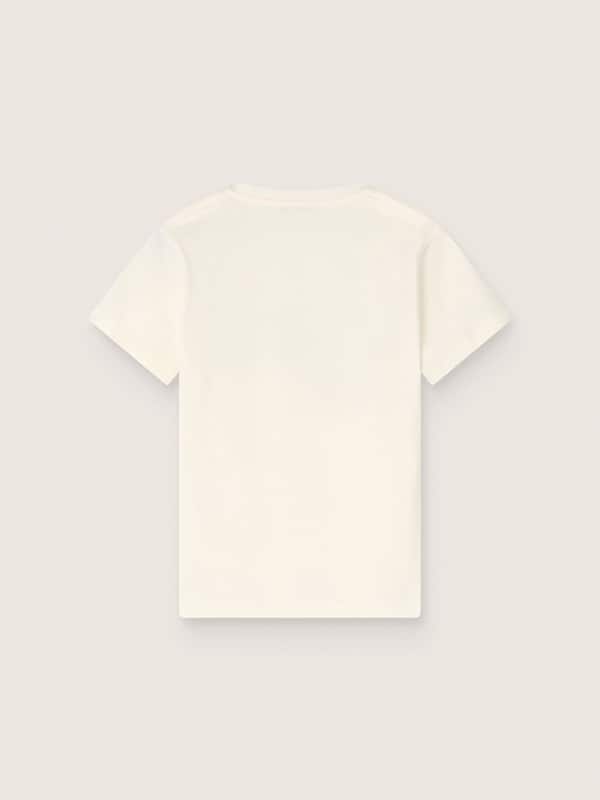 Golden Goose - T-shirt enfants en jersey de coton blanc avec logo vert in 