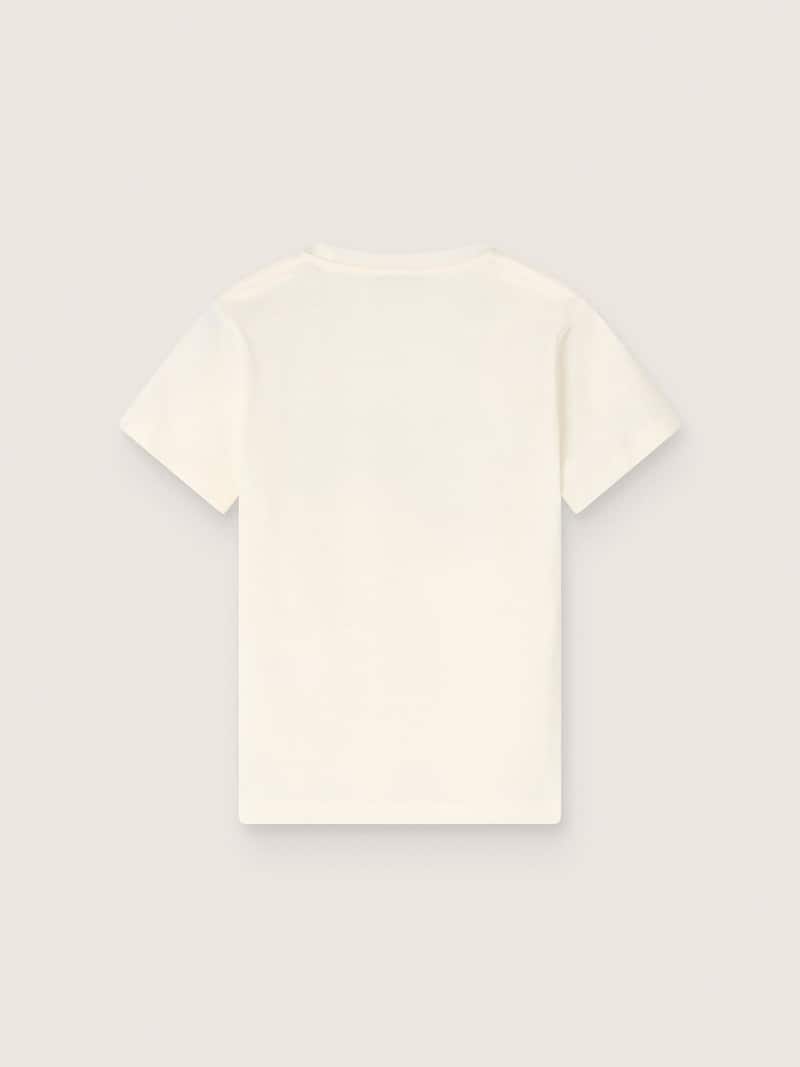 Golden Goose - Kids&rsquo; T-shirt in white cotton jersey with green logo in 