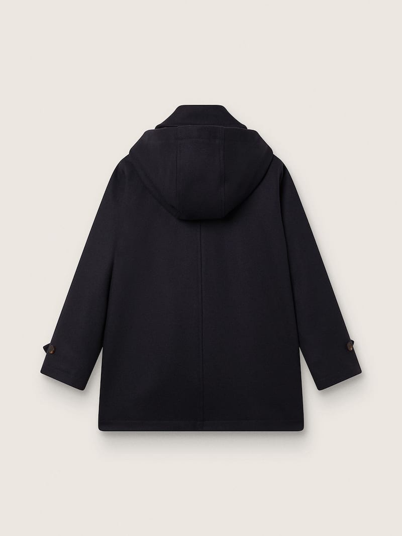 Golden Goose - Boys&rsquo; dark blue hooded duffle coat in 
