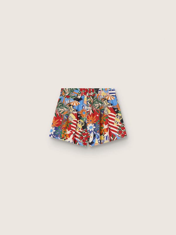 Golden Goose - Girls&rsquo; shorts with multicolor print in 