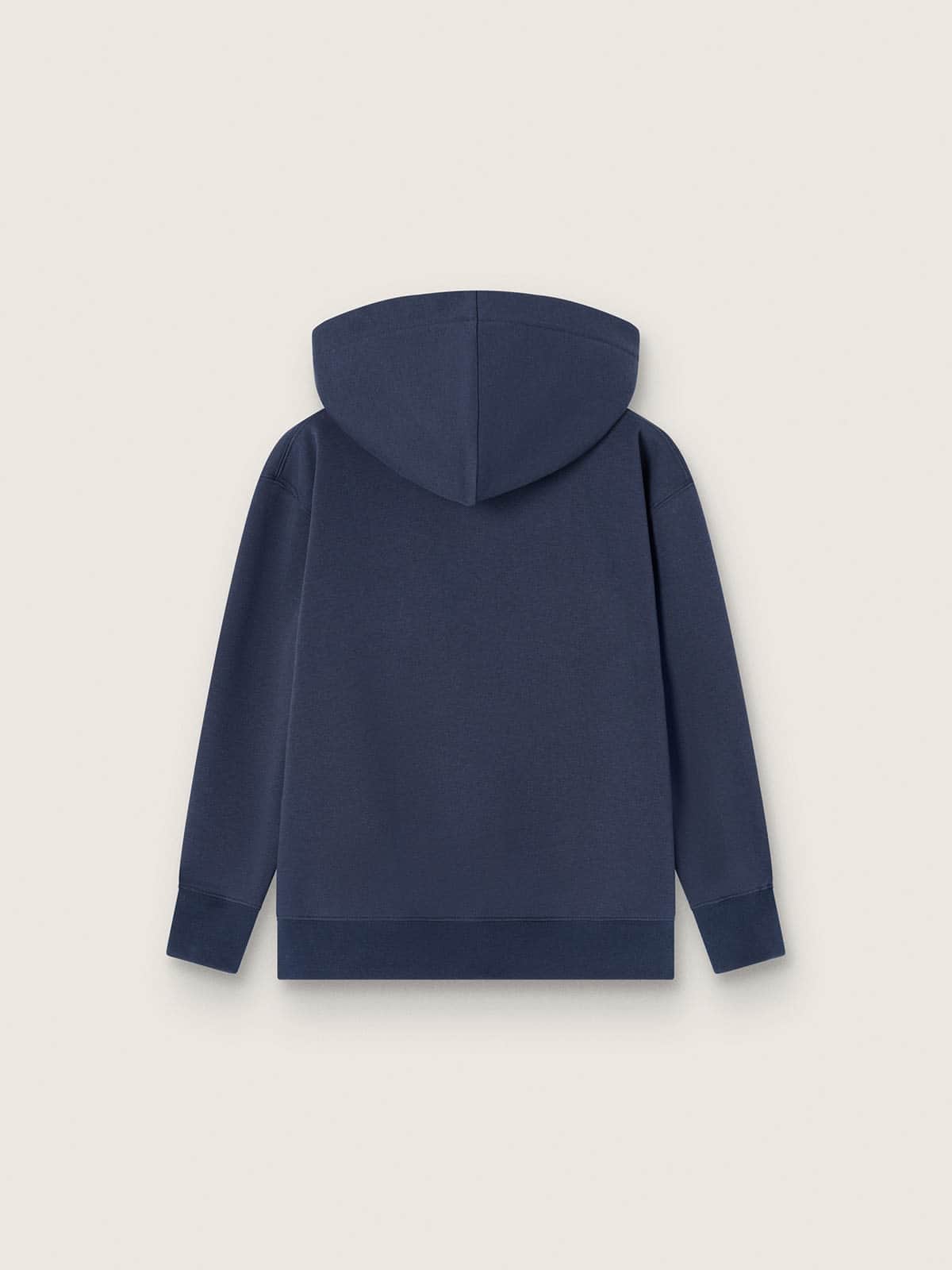Kinder-Kapuzensweatshirt aus blauer Baumwolle mit Stickerei