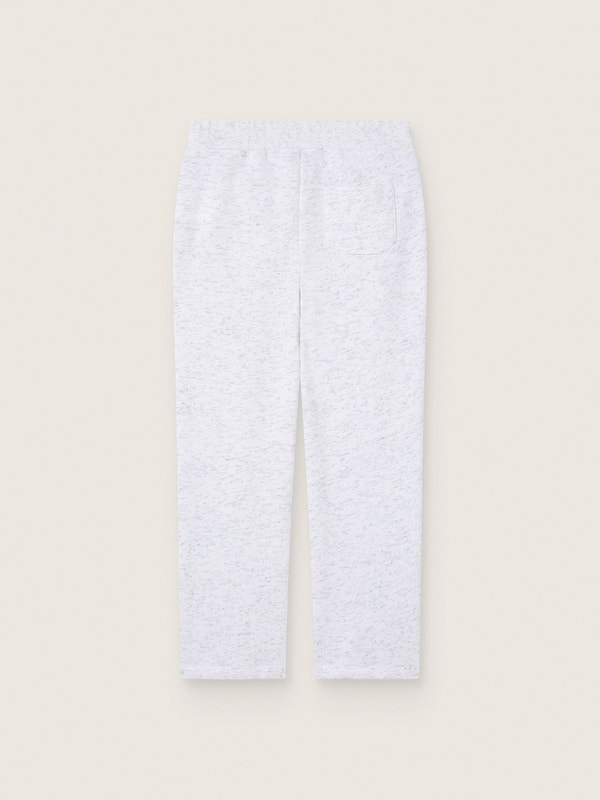 Golden Goose - Pantalon de jogging enfants en molleton de coton gris chin&eacute; avec imprim&eacute; et logo in 