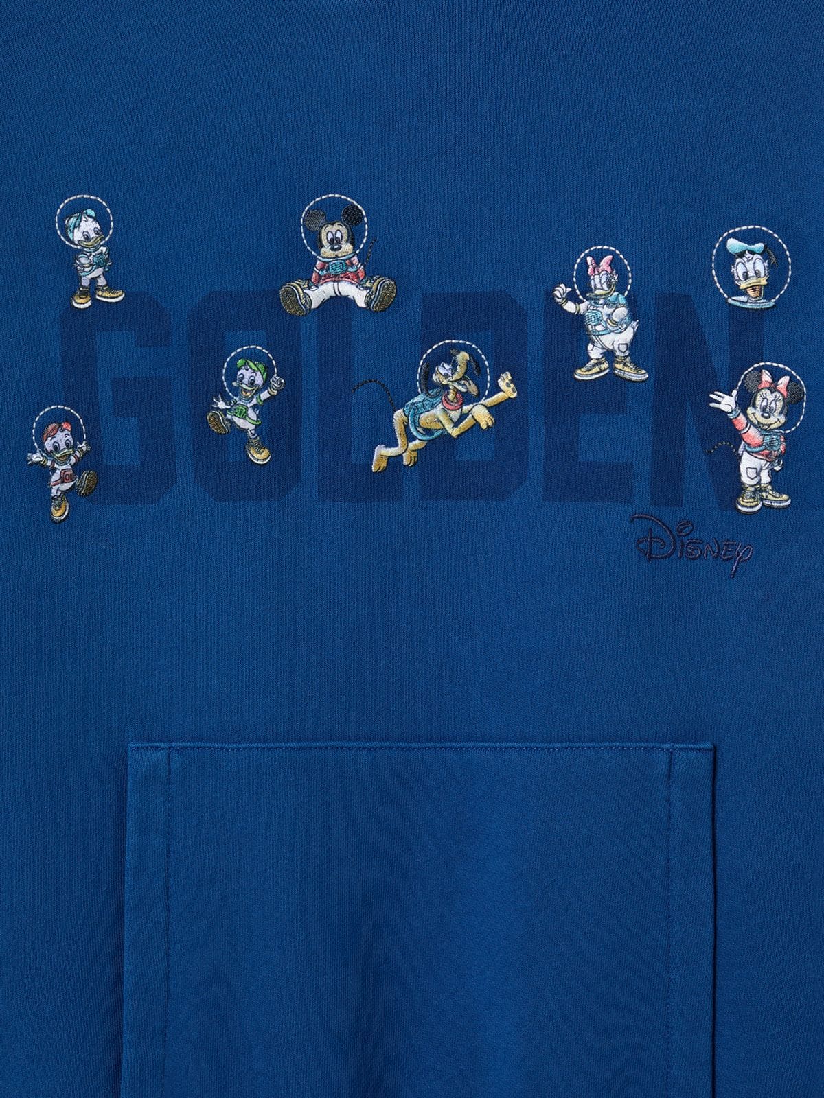 Golden Goose - Disney | Golden Goose Moletom infantil oversized azul com logos e desenhos in 